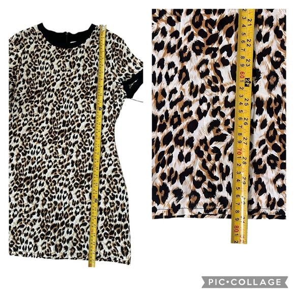 NWT Superdown x REVOLVE Harper Leopard Print Mini Tee Dress Size Small NEW - Picture 13 of 15